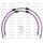RACE Priekšējo bremžu šļūteņu komplekts Venhill POWERHOSEPLUS HON-4012FS-PU (2 šļaukas komplektā) Purple hoses, stainless steel fittings