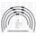 STANDARD Priekšējo bremžu šļūteņu komplekts Venhill POWERHOSEPLUS KAW-6002FS (5 šļaukas komplektā) Clear hoses, stainless steel fittings