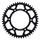 Rear ALU sprocket SUPERSPROX RAL-990:49-BLK melns/pelēks 49T, 520