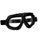 Goggles STORMER AVIATOR melns/pelēks T10