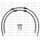 CROSSOVER Priekšējo bremžu šļūteņu komplekts Venhill POWERHOSEPLUS HON-10031FB-BK (2 šļaukas komplektā) Black hoses, black fittings