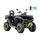 Segway Powersports kvadracikls Snarler AT6L Deluxe EPS ar traktora reģistrāciju, melns/zaļš