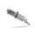 Slip-on exhaust GPR SATINOX E5.BM.101.1.SAT Brushed Stainless steel including removable db killer and link pipe