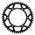 Rear ALU sprocket SUPERSPROX RAL-245:48-BLK melns/pelēks 48T, 520