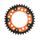 Rear sprocket SUPERSPROX STEALTH RST-991:37-ORG oranžs 37T, 525