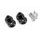 Adjustable trail footpeg relocation kit PUIG 22341N melns/pelēks 20 mm