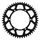 Rear ALU sprocket SUPERSPROX RAL-460:50-BLK melns/pelēks 50T, 520