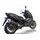 Slip-on exhaust GPR FURORE-X SCOOTER Z.18.2.RACEDB.FXSC Matte Black including removable db killer and link pipe