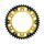 Rear sprocket SUPERSPROX STEALTH RST-1308:45-GLD zelta 45T, 520