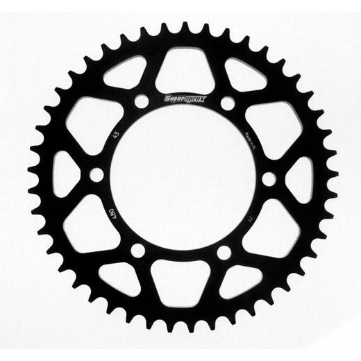 AIZMUGURĒJAIS ALU ĶĒDES ZOBRATS SUPERSPROX RAL-480:45-BLK MELNS/PELĒKS 45T, 525