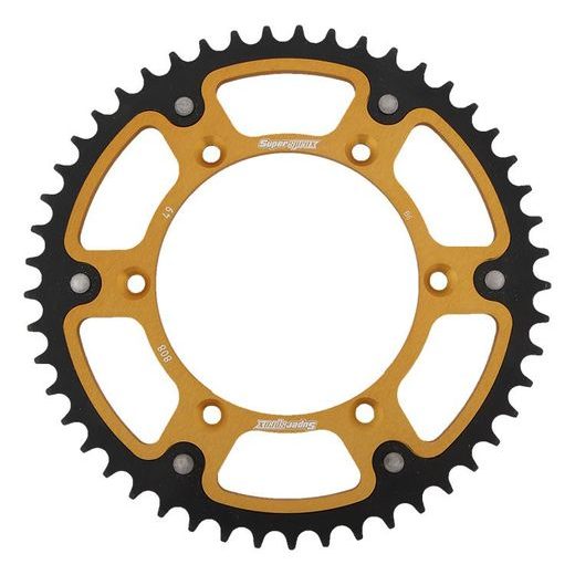 REAR SPROCKET SUPERSPROX STEALTH RST-808:49-GLD ZELTA 49T, 520