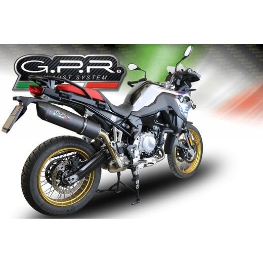 SLIP-ON EXHAUST GPR FURORE EVO4 NERO E5.BM.94.2.FNE4 MATTE BLACK INCLUDING REMOVABLE DB KILLER AND LINK PIPE
