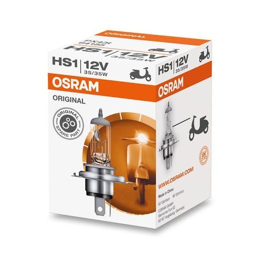 ORIĢINĀLĀS LĪNIJAS MOTOCIKLA LAMPA OSRAM OSRAM 246515168 64185 PX43T HS1 KASTE