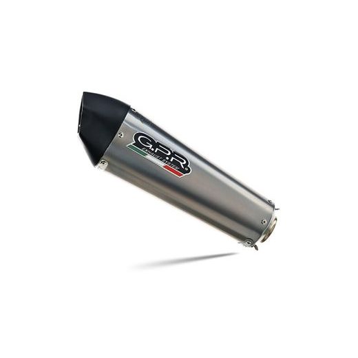 SLIP-ON EXHAUST GPR NEW GRAND PRIX EVO TITANIUM KTM.22.17.GPAN.TO BRUSHED TITANIUM INCLUDING REMOVABLE DB KILLER AND LINK PIPE