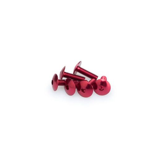SKRŪVES PUIG ANODIZED 0657R SARKANS M6 X 20MM (6PCS)