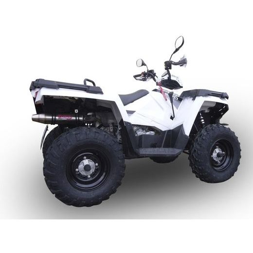 SLIP-ON EXHAUST GPR DEEPTONE ATV.39.2 BRUSHED STAINLESS STEEL INLCUDING REMOVABLE DB KILLER AND LINK PIPE