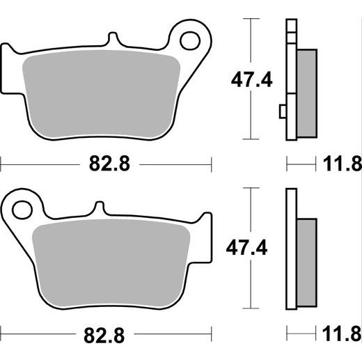 BREMŽU UZLIKAS BREMBO 07103XS