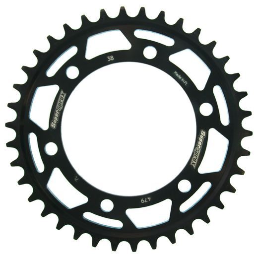AIZMUGURĒJAIS ZOBRATS SUPERSPROX RFE-479:38-BLK MELNS/PELĒKS 38T, 530