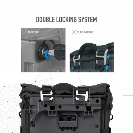 SADDLEBAG SHAD TR40 X0TR402 ADVENTURE TERRA