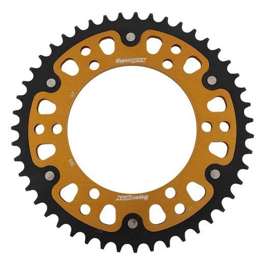 REAR SPROCKET SUPERSPROX STEALTH RST-300:47-GLD ZELTA 47T, 525