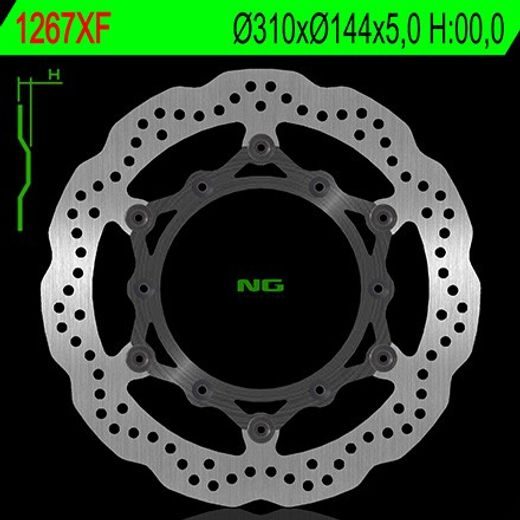 BREMŽU DISKS NG 1267XF