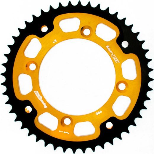 REAR SPROCKET SUPERSPROX STEALTH RST-998:48-GLD ZELTA 48T, 428