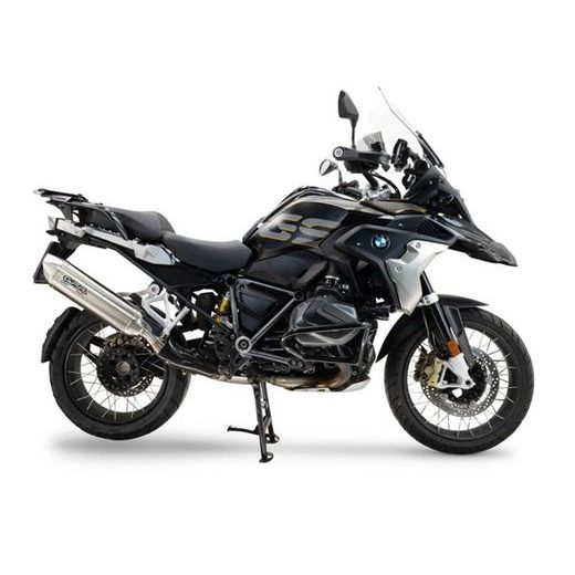 SLIP-ON EXHAUST GPR FURORE-X ACCIAIO INOX E4.BM.99.FUXIO BRUSHED STAINLESS STEEL INCLUDING REMOVABLE DB KILLER AND LINK PIPE