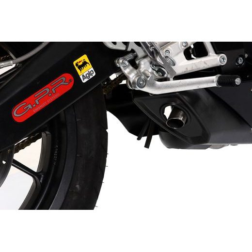 PILNA IZPLŪDES SISTĒMA GPR ALLUMINIO GHOST DB.26.AO SILVER ANODIZED