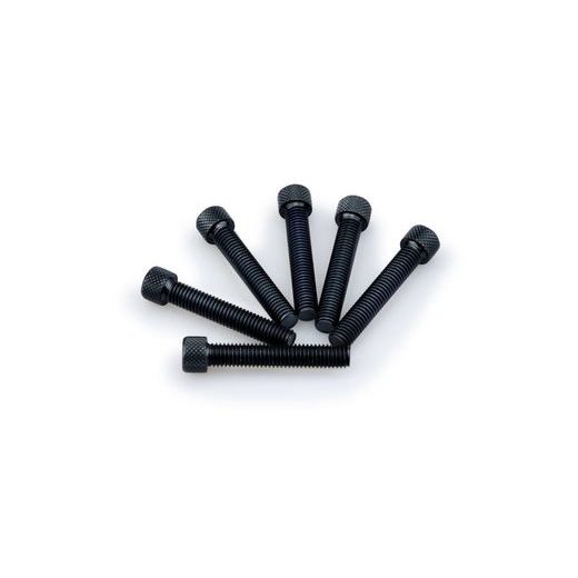 SKRŪVES PUIG ANODIZED 0516N MELNS/PELĒKS M8 X 45MM (6PCS)