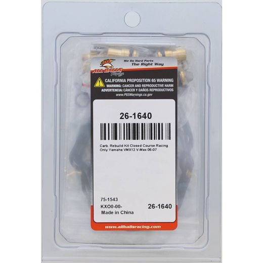 KARBURATORA REMKOMPLEKTS ALL BALLS RACING CARK26-1640