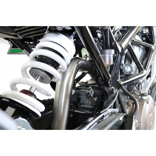DECAT PIPE GPR HU.42.DEC BRUSHED STAINLESS STEEL PRIEKŠ HUSQVARNA SVARTPILEN 401 2018-2019