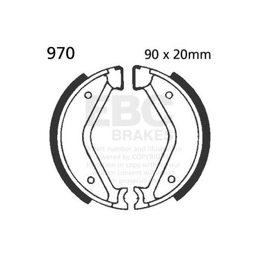BREMŽU LOKU KOMPLEKTS EBC 970