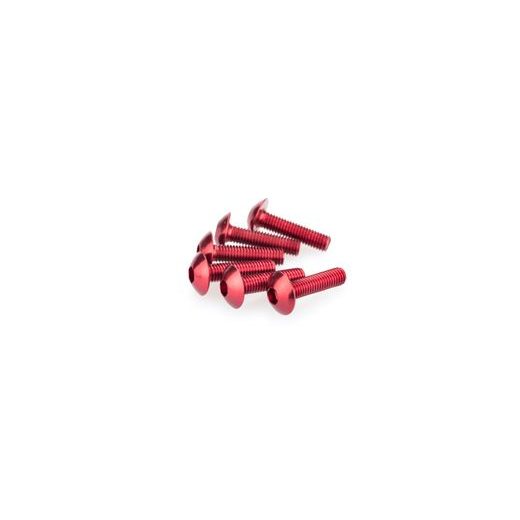 SKRŪVES PUIG ANODIZED 0550R SARKANS M5 X 20MM (6PCS)