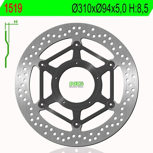 BREMŽU DISKS NG 1519