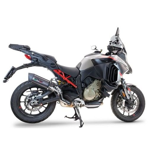 SLIP-ON EXHAUST GPR FURORE EVO4 POPPY D.140.1.FP4 MATTE BLACK INCLUDING REMOVABLE DB KILLER AND LINK PIPE