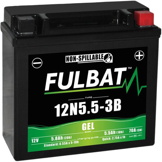 GĒLA AKUMULATORS FULBAT 12N5.5-3B GEL