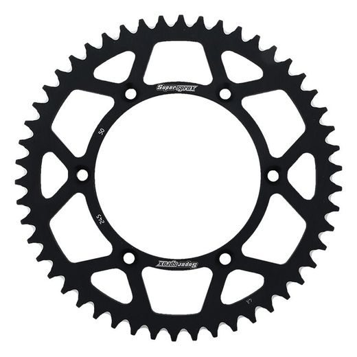 REAR ALU SPROCKET SUPERSPROX RAL-245:50-BLK MELNS/PELĒKS 50T, 520