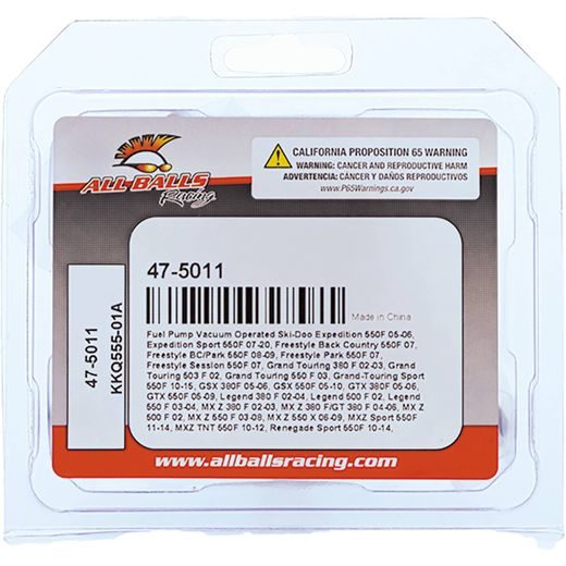 DEGVIELAS SŪKNIS (VAKUUMA) ALL BALLS RACING 47-5011