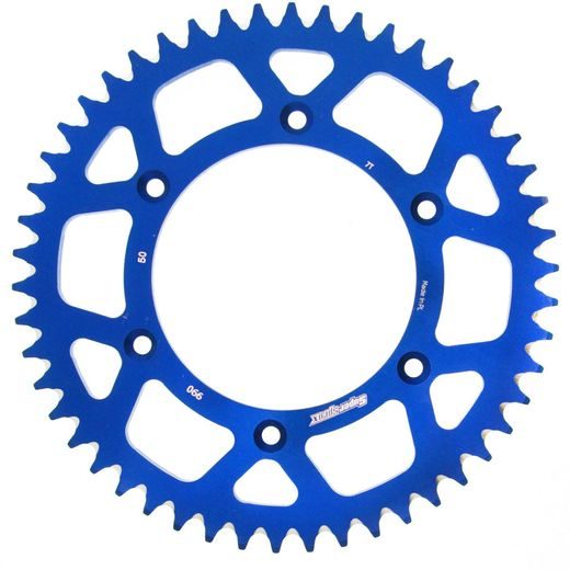 REAR ALU SPROCKET SUPERSPROX RAL-990:50-BLU ZILS 50T, 520