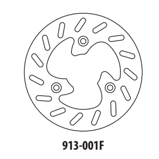 BREMŽU DISKS GOLDFREN 913-001F PRIEKŠ. 190 MM