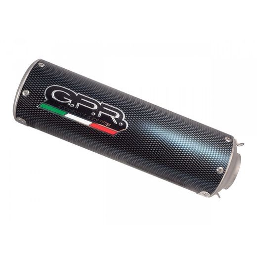 SLIP-ON EXHAUST GPR M3 E5.VO.3.CAT.M3.PP CARBON LOOK INCLUDING REMOVABLE DB KILLER, LINK PIPE AND CATALYST