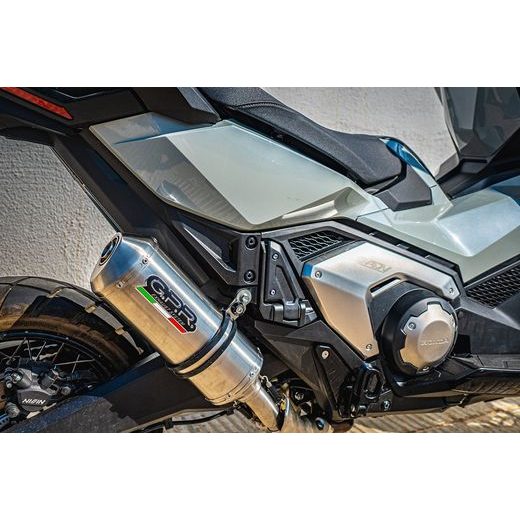 SLIP-ON EXHAUST GPR SATINOX H.245.SAT BRUSHED STAINLESS STEEL INCLUDING REMOVABLE DB KILLER AND LINK PIPE