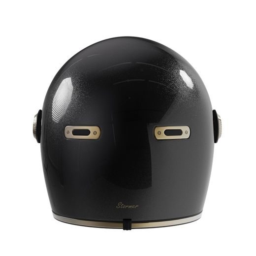 FULL FACE ĶIVERE STORMER HISTORY SOLID BLACK PEARLY L