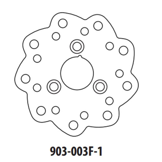 BREMŽU DISKS GOLDFREN 903-003F-1 PRIEKŠ. 155 MM