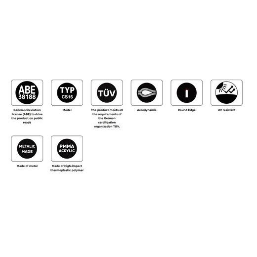 VĒJSTIKLS PUIG NEW GEN. TOURING 22424W CAURSPĪDĪGS