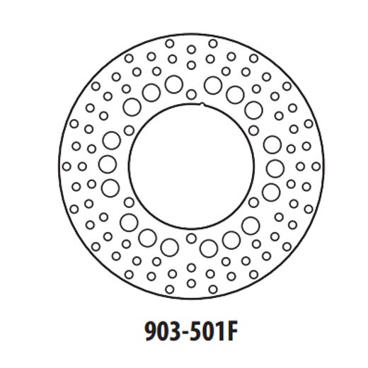 BREMŽU DISKS GOLDFREN 903-501F PRIEKŠ. 245 MM