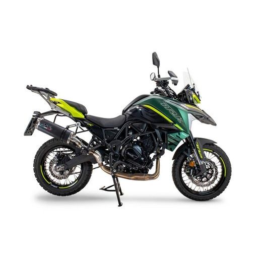 SLIP-ON EXHAUST GPR DUAL POPPY BE.25.DUAL.PO BRUSHED STAINLESS STEEL INCLUDING REMOVABLE DB KILLER AND LINK PIPE