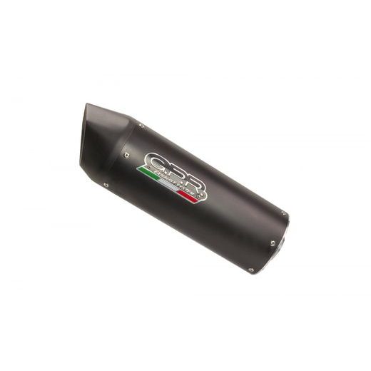 SLIP-ON EXHAUST GPR FURORE EVO4 VO.6.FNE4 MATTE BLACK INCLUDING REMOVABLE DB KILLER AND LINK PIPE