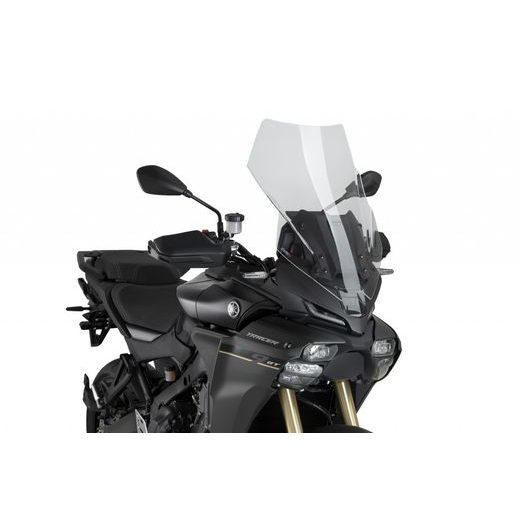 VĒJSTIKLS PUIG TOURING 22456W MELNS/PELĒKS