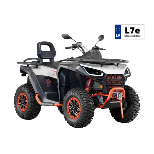 SEGWAY POWERSPORTS KVADRACIKLS SNARLER AT6L DELUXE EPS AR IELAS REĢISTRĀCIJU, BALTS/SARKANS